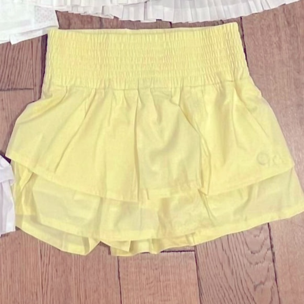 Tennis Skirt by The Bubble in soft Yellow